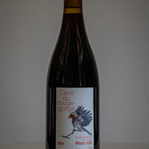 Pinot noir cuvée argile de la Cave du Rouge-Gorge